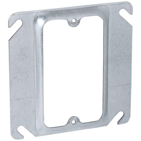 Southwire Electrical Box Cover, 1 Gang, Square, Galvanized Steel - 52C62-UPC