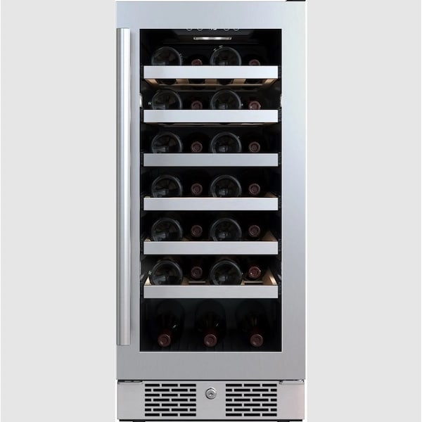 Avallon 15 Inch Wide 27 Bottle Capacity Single Zone Wine Cooler with Right Swing Door - AWC152SZRH