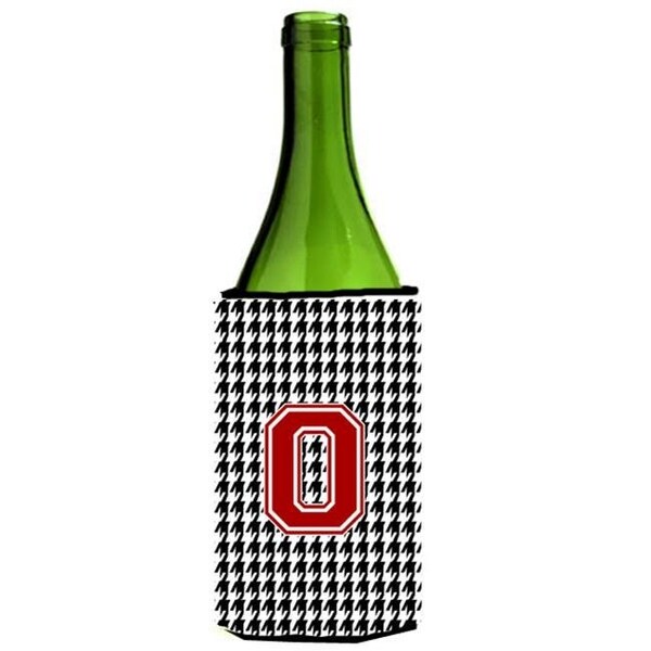 Carolines Treasures Carolines Treasures CJ1021-OLITERK Houndstooth Monogram Initial O Wine Bottle  Hugger - CJ1021-OLITERK