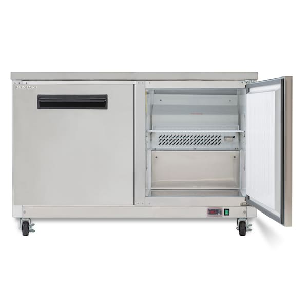 Maxx Cold Refrigerator 12 cu.ft., DBL Door, Undercounter Commercial, Stainless - MXCR48U