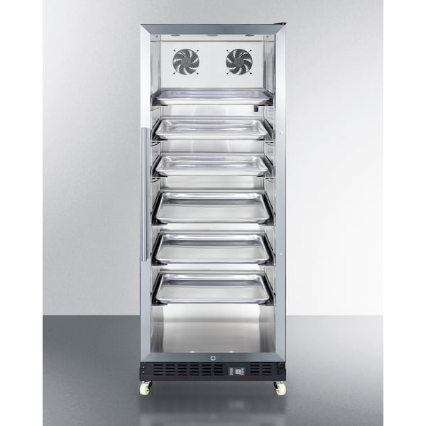 Summit 24" Wide Mini Reach-In Beverage Center with Dolly - SCR1156RI