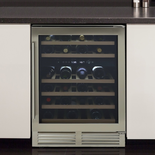 Avanti 43 Bottle DESIGNER Series Dual-Zone Wine Cooler, Stainless Steel - WCD46DZ3S