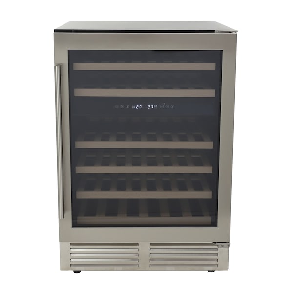 Avanti 43 Bottle DESIGNER Series Dual-Zone Wine Cooler, Stainless Steel - WCD46DZ3S