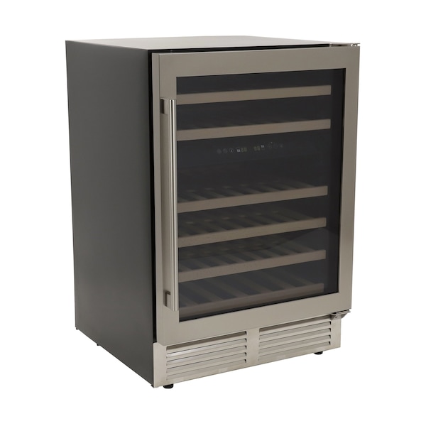Avanti 43 Bottle DESIGNER Series Dual-Zone Wine Cooler, Stainless Steel - WCD46DZ3S