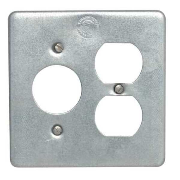 Appleton Electric 2 -Gang Horizontal or Vertical Weatherproof Cover, 4-5/8" W, 4-5/8" H - FSK-2R-L