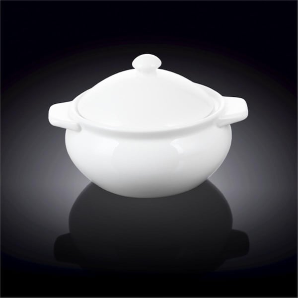 Wilmax 997015 620 ml Baking Pot, White, 24PK - WL-997015 / A