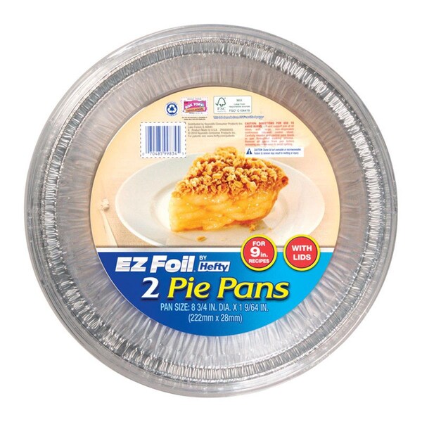 Ez Foil 9 in.  Pie Pan; Silver - Pack of 9 - 6798599