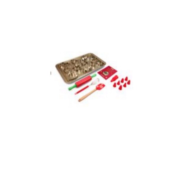 Handstand Kitchen Winter Wonderland Snowflake Deluxe Cookie Decorating Set 30 pc - BKS-WWCCTRAY