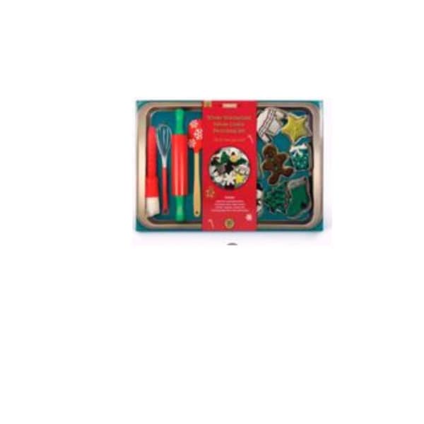 Handstand Kitchen Winter Wonderland Snowflake Deluxe Cookie Decorating Set 30 pc - BKS-WWCCTRAY