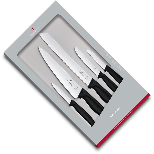 Swiss Army Brands 2024 Victorinox Swiss Classic 5 Piece Kitchen Set, Black - VIC-6.7133.5G