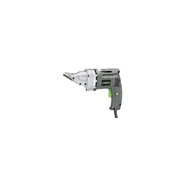 Genesis Electric Shear, 120 V, 14 ga Aluminum, 18 ga Steel, 20 ga Stainless Steel Cutting, 5-1/2 in Cutting - GES40