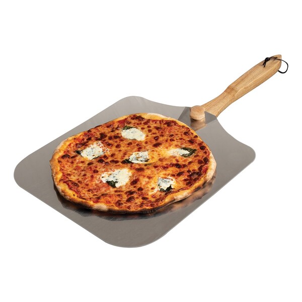 Old Stone Aluminum Pizza Peel with Folding Wood Handle 16 In. x 14 In. - KCH-08436