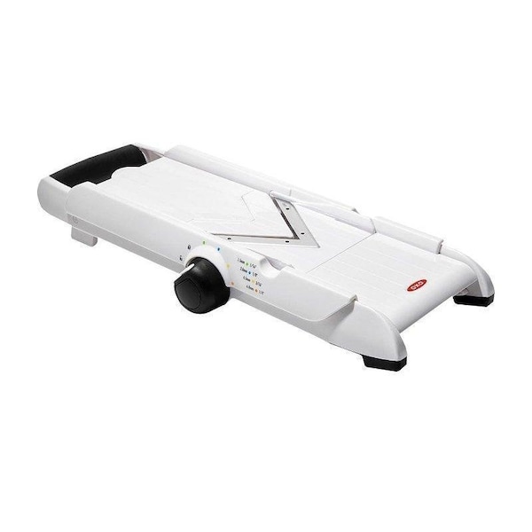 Oxo International Good Grips 1155700V2 Mandoline Slicer, Stainless Steel Blade, Dishwasher Safe - 1155700