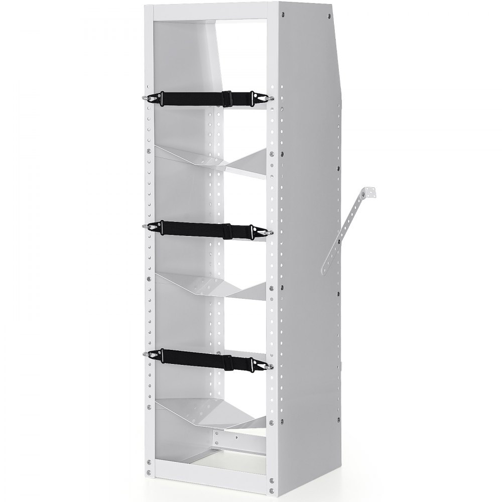 VEVOR Refrigerant Tank Rack, with 3 x 30-50lb Bottle Tanks, Cylinder Tank Rack 14.56x12.99x1.96 in, Refrigerant Cylinder Rack Gas Cylinder Racks and Holders for Freon, Gases, Oxygen, Nitrogen - QPCFJ13INCH1FNYLJV0