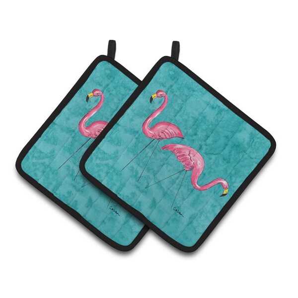 Carolines Treasures Welcome to the Trailer Pair of Pot Holders - 8763PTHD