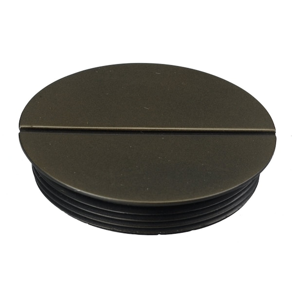 Hubbell Wiring Device-Kellems 2" Flush Replacement Threaded Plug for Round Furniture Feed Covers - S1RPLUG2BRZ