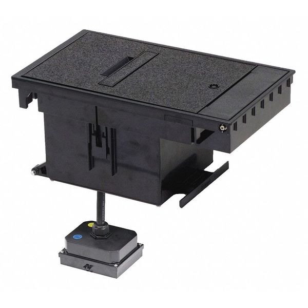 Wiremold Box Cover Assy, Outdoor, BK, L630R Recep - XB814CL630BK