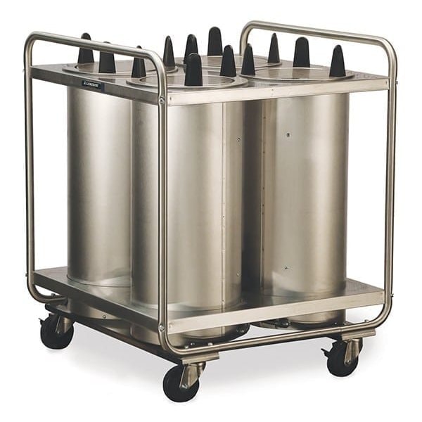 Lakeside Regular Non Heated Tubular 4 Stack Plate Dispenser; Plates Up to 5" - 7400