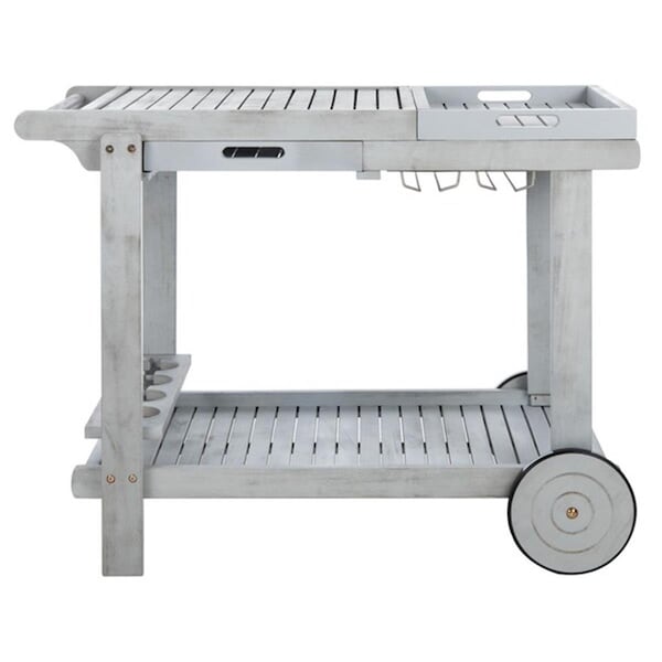 Safavieh Orland Tea Trolly, Grey - PAT7010B