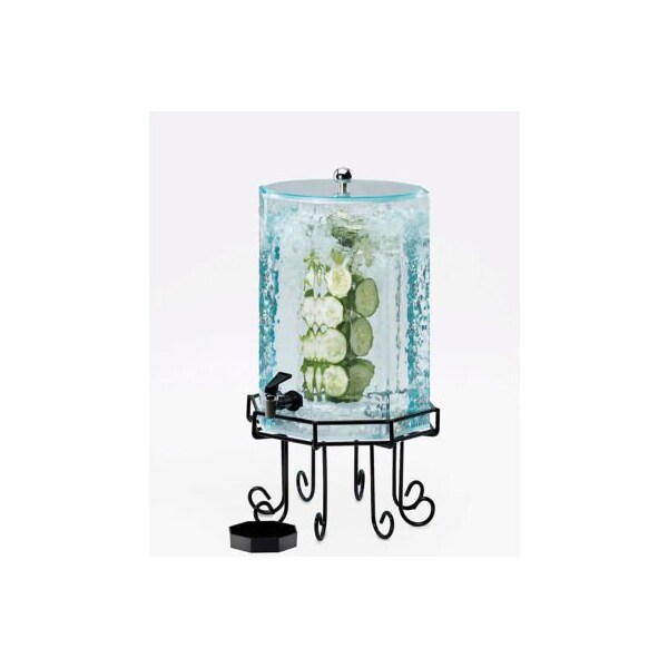 Cal Mil Plastics Cal-Mil 932-2INF Glacier Infusion Dispenser 2 Gallon 10"W x 10"D x 20"H - 932-2INF