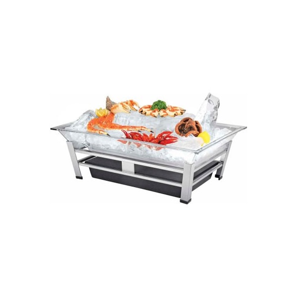 Cal Mil Plastics Cal-Mil IP1020-13 Large Ultimate Ice Housing Display 19"W x 27"D x 10"H Black - IP1020-13