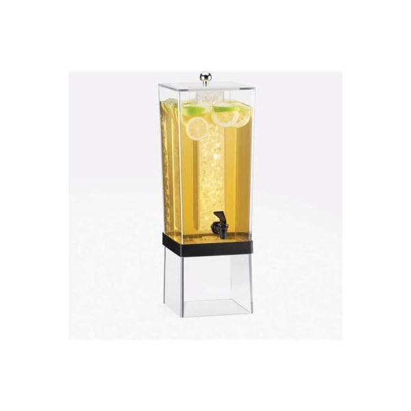 Cal Mil Plastics Cal-Mil 2016-13 Econo Beverage Dispenser 3 Gallon 8"W x 10"D x 24"H Black - 2016-13