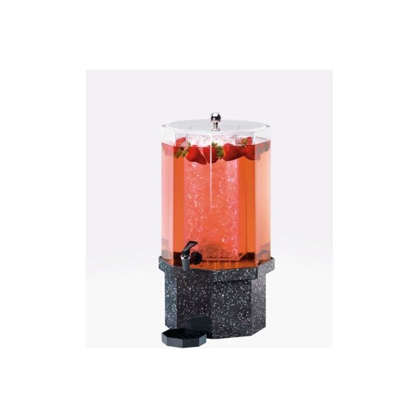 Cal Mil Plastics Cal-Mil 972-3-17 Classic Beverage Dispenser 3 Gallon 11"W x 11"D x 22"H Charcoal Granite - 972-3-17