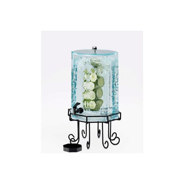 Cal Mil Plastics Cal-Mil 932-3INF Glacier Infusion Dispenser 3 Gallon 11"W x 11"D x 22"H - 932-3INF