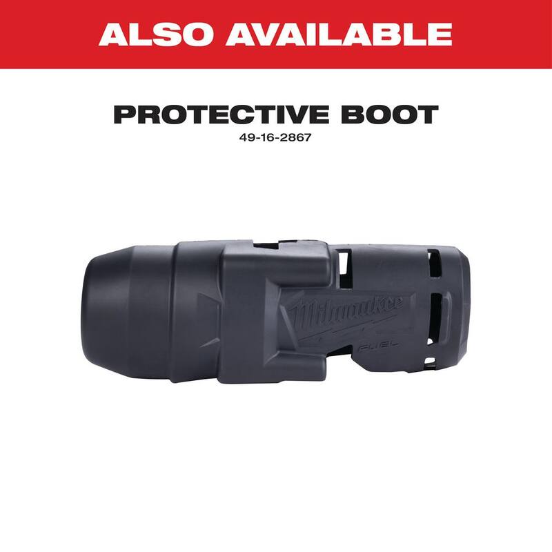 Llave de Impacto Inalámbrica sin Escobillas Milwaukee M18 FUEL ONE-KEY de 18V con Batería de Iones de Litio de 8.0Ah y Anillo de Fricción - 2867-20-48-11-1880