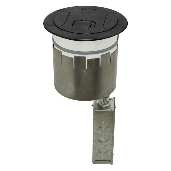 Hubbell Wiring Device-Kellems Recessed 6" Series, Kit - S1R6PTWZBLK