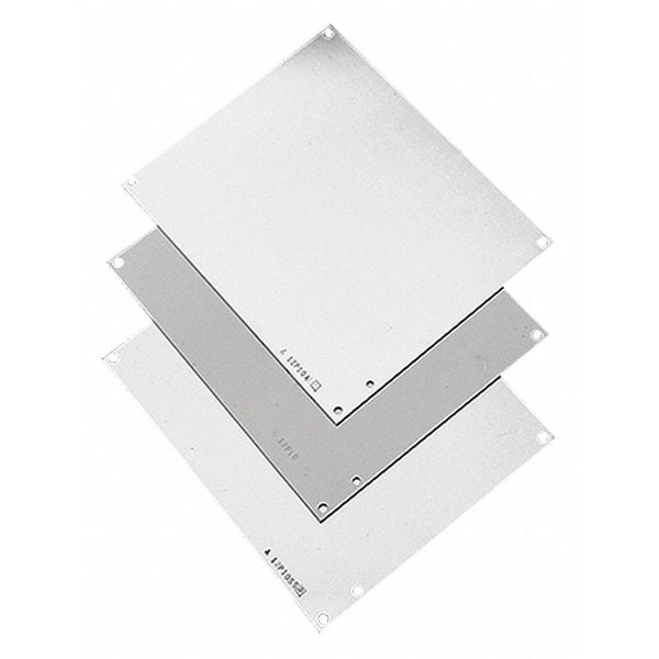 Nvent Hoffman Interior Panel, 12 Gangs, Stainless Steel - A24P16SS6