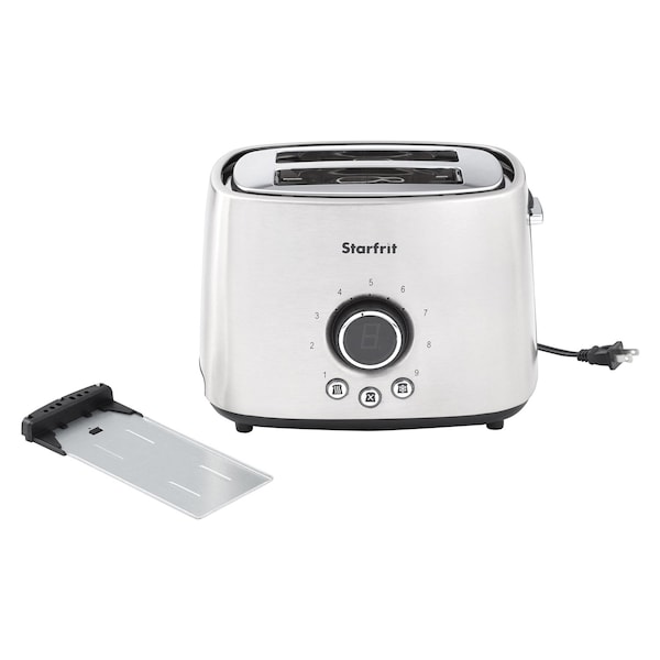 Starfrit 2-Slice Toaster, Brushed Stainless Steel - 024020-004-0000
