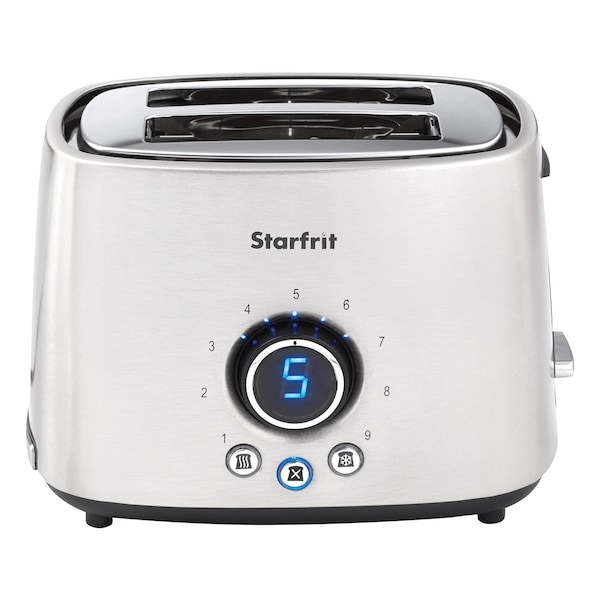 Starfrit 2-Slice Toaster, Brushed Stainless Steel - 024020-004-0000