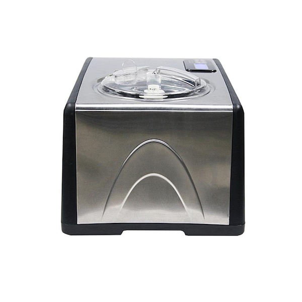 Whynter Ice Cream Maker, Stainless Steel, Overall Height - Ice Machines: 10 - ICM-15LS
