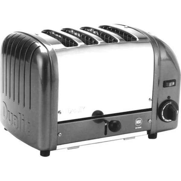 Cadco 13 1/2 in 4 Slot Gray Toaster - CTW-4M