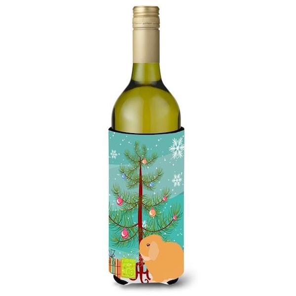 Carolines Treasures Carolines Treasures BB9335LITERK Holland Lop Rabbit Christmas Wine Bottle Beverge Insulator Hugger - BB9335LITERK
