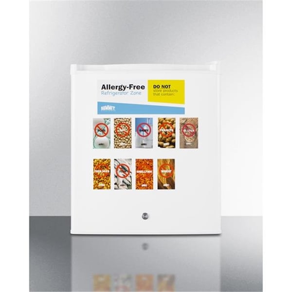Summit Appliance Summit Appliance AZAR27W 20.75 x 17 x 19.13 in. Compact Allergy-Free All-Refrigerator; White - AZAR27W