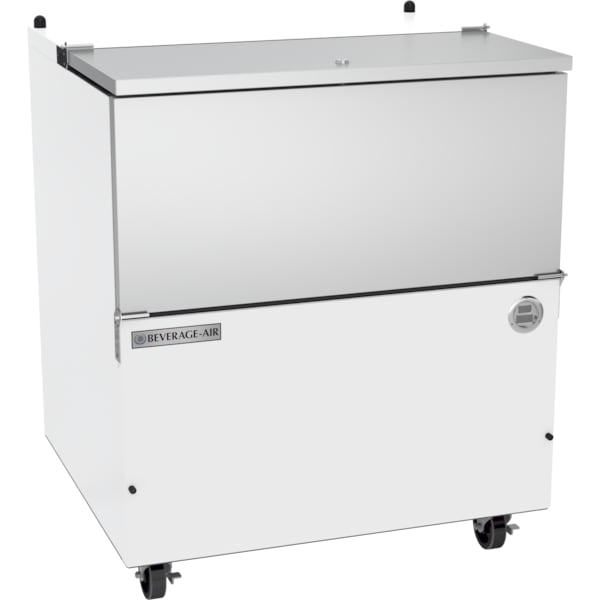 Beverage-Air Milk Cooler, Cold Wall, White, 12.73 cu. ft., Single Access - SM34HC-W