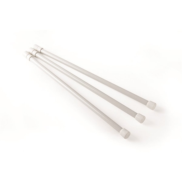 Camco RV REFRIGERATOR BAR, 16IN TO 28IN, WHITE 3PK - 44053