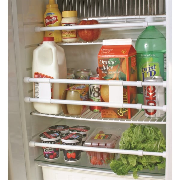 Camco RV REFRIGERATOR BAR, 16IN TO 28IN, WHITE 3PK - 44053