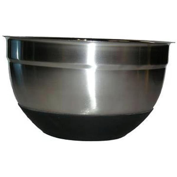 Star Dist Star Dist 82366 Stainless Steel German Nonskid 10.2 in. Bowl with Silicon Base - 82366
