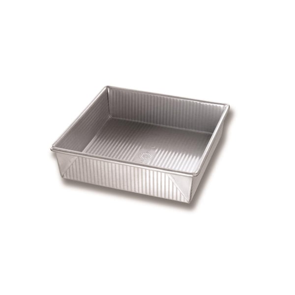 Kitchen Queen 9 x 9 in.  Nonstick Surface Steel Square Cake Pan 12 Cups, 6PK - KI153563