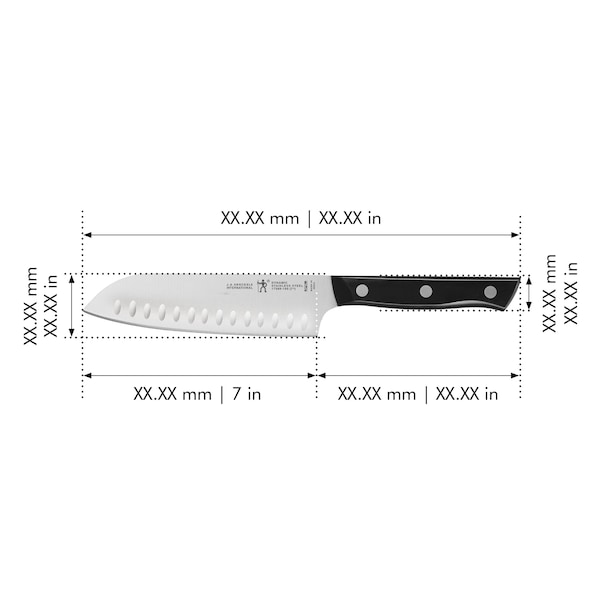 Zwilling J.A. Henckels Hollow Edge Santoku Knife, 7 - 17568-183