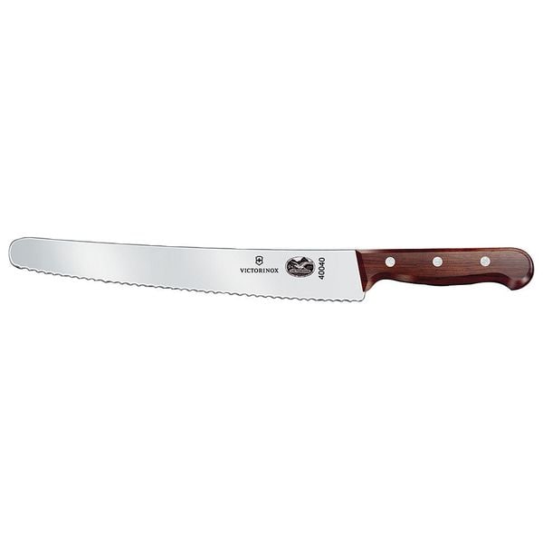 Victorinox Bread Knife, 10-1/4 In L, Wavy - 5.2930.26