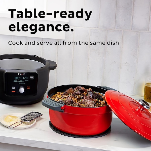 Instant Cast Iron Dutch Oven 6 qt Red - 140-0038-01