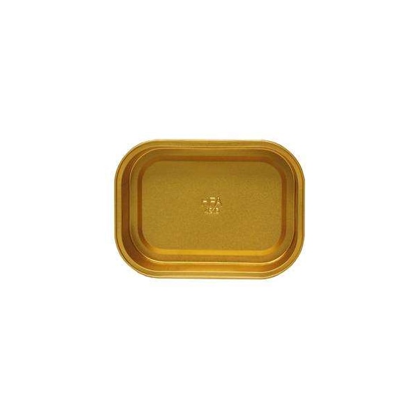 Handi-Foil Handi-Foil Gourmet-To-Go Small Black Gold With Lid Combo, PK100 - 4215-55-100WDL