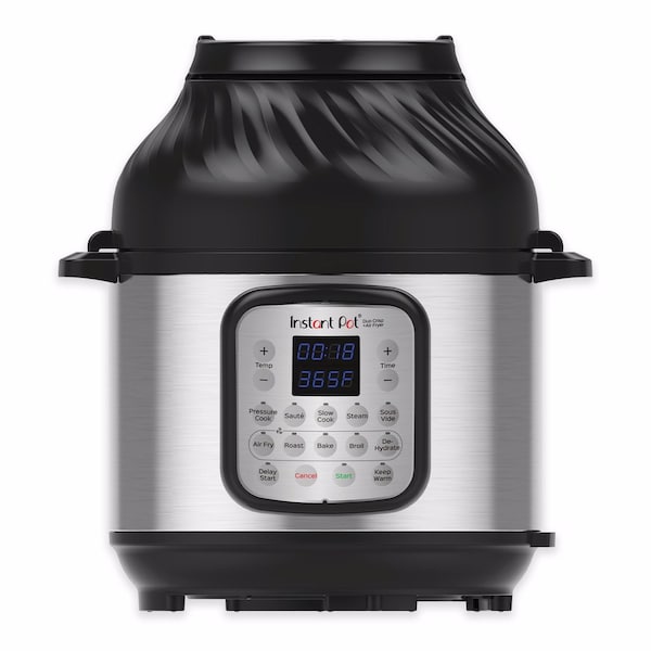Instant Pot Duo Crisp Stainless Steel Pressure Cooker 8 qt Black/Silver - 140-0021-01