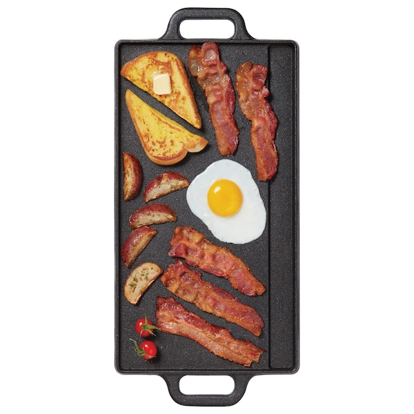 The Rock By Starfrit THE ROCK by Starfrit Traditional Cast Iron Reversible Grill/Griddle - 032225-003-0000