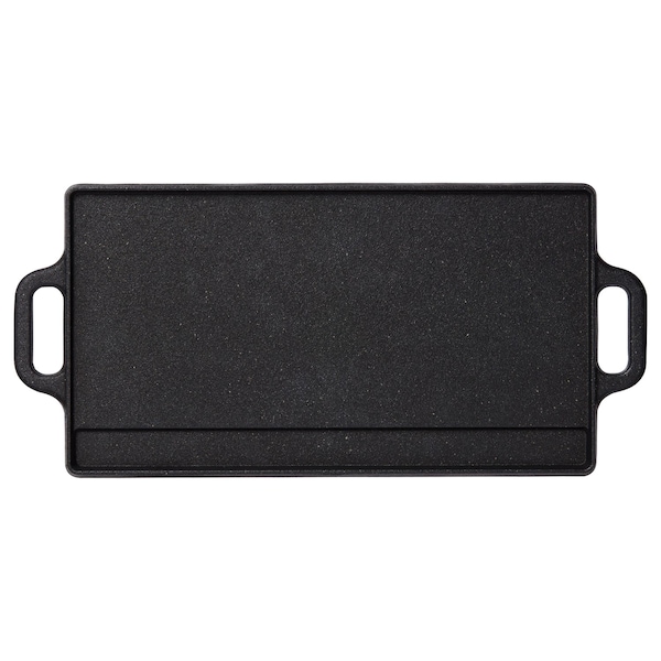 The Rock By Starfrit THE ROCK by Starfrit Traditional Cast Iron Reversible Grill/Griddle - 032225-003-0000
