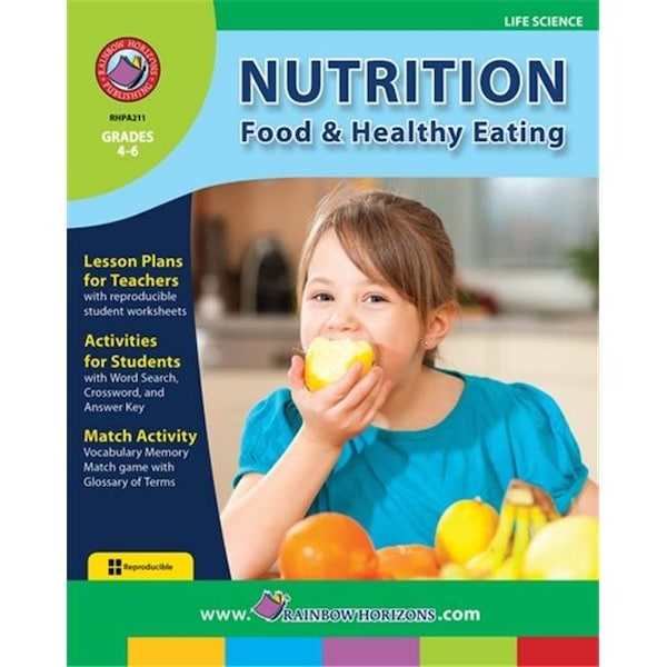 Rainbow Horizons Rainbow Horizons A211 Food & Healthy Eating Nutrition - Grade 4 to 6 - A211